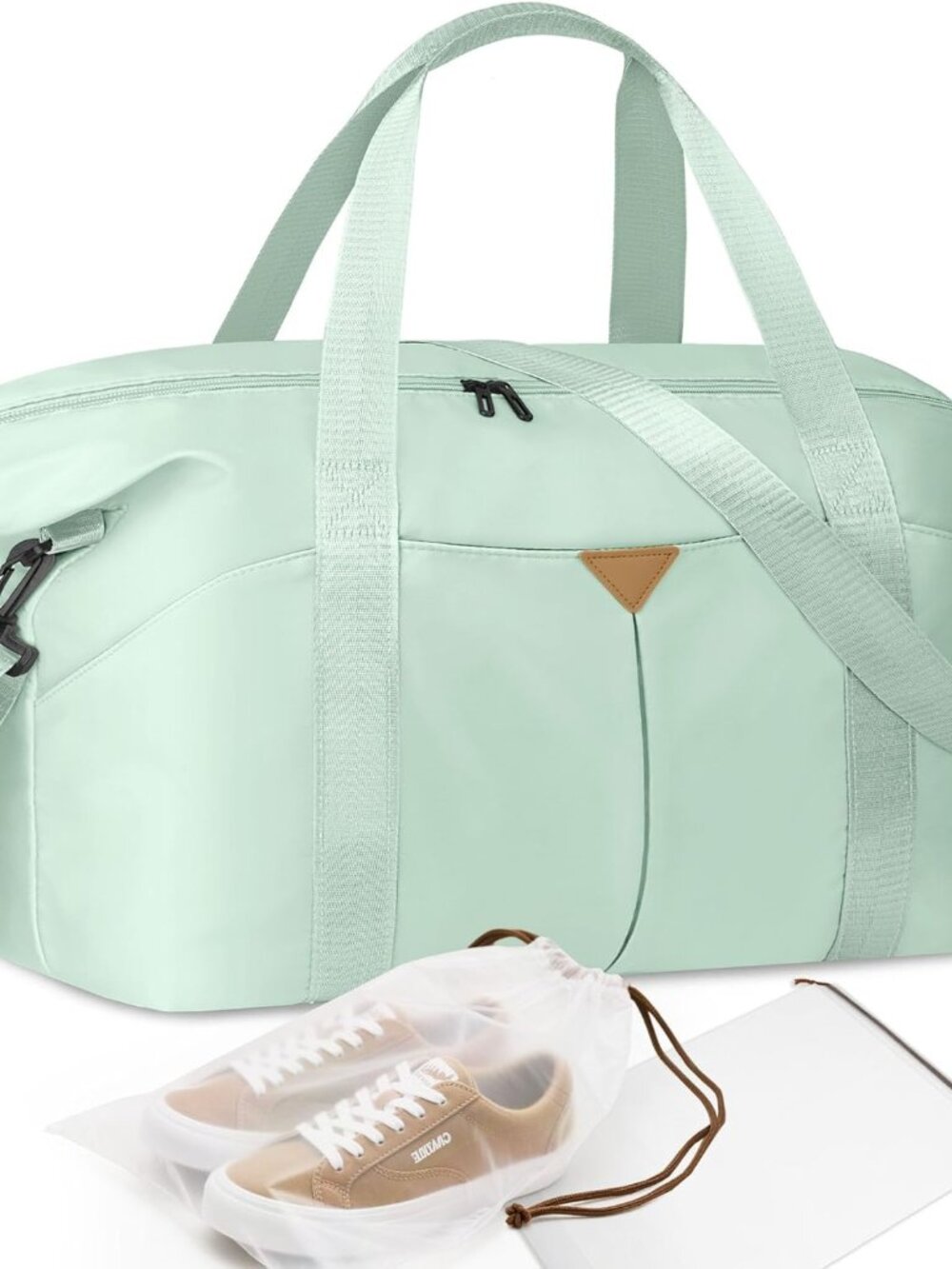 Duffle Bag for Travel, Carry-on Travel Bag with Trolley Sleeve, Sport Gym Bag fo